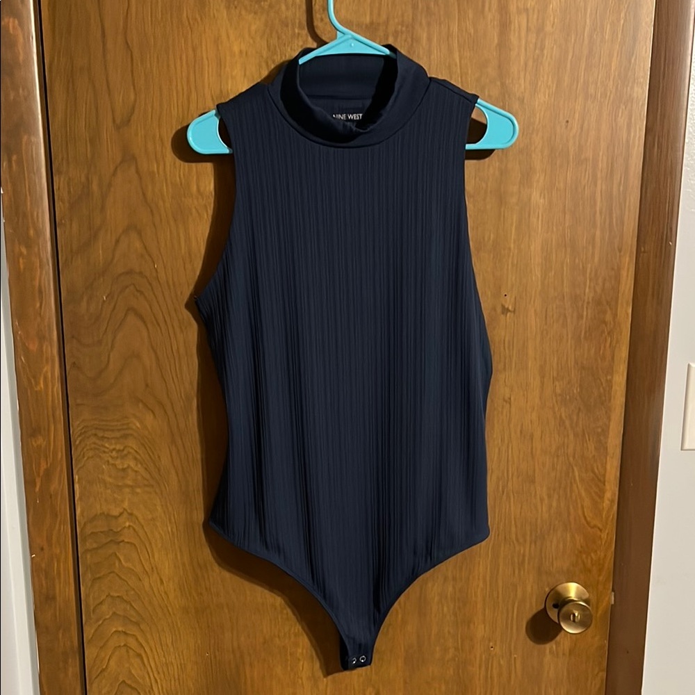 Nine West Navy Bodysuit